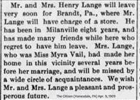 Lange Store (Brandt, PA)